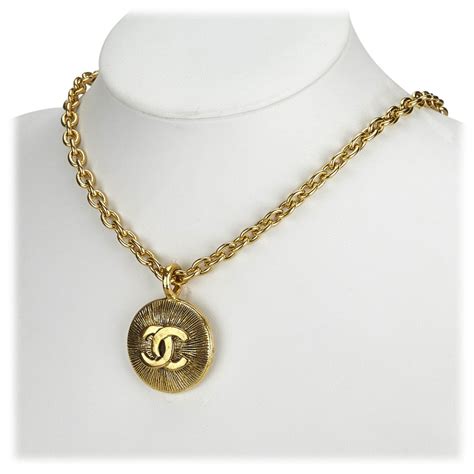 chanel necklace red|chanel gold necklace vintage.